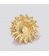XSB158 - Yellow Sunflower Saree Brooch